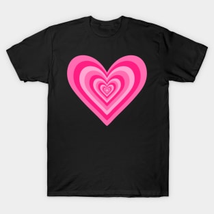 Hot Pink Expanding Hearts T-Shirt